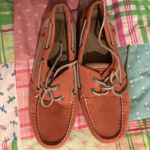 Coral Sperry Top-Siders